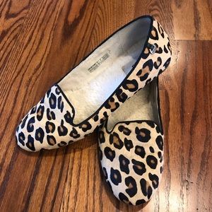 Women’s UGG Blyss Calf Hair Leopard Shoes sz 8.5